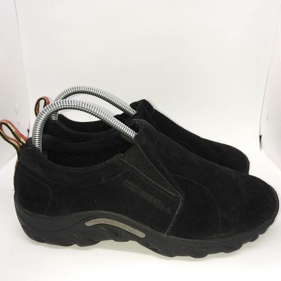 Merrell Black Jungle Moccasins‎  Youth Juniors Size 6 - Picture 1 of 8